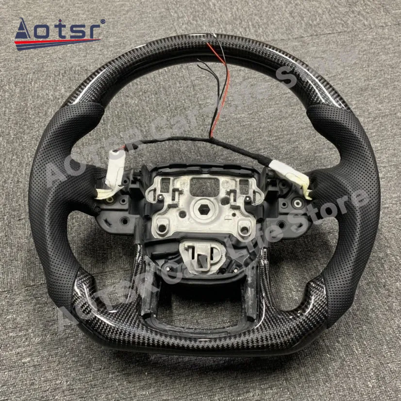 SWC Heating Car Auto Steering Wheel Assembly For Land Rover Range Rover Sport L494 Carbon Fiber Electronics Interior Accessories