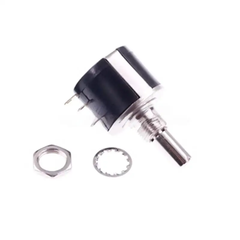 1PCS 534-1-1 Precision Multi-Turn Wirewound Potentiometer 2W Resistance Values 100R 200R 500R 1KΩ 2KΩ 5KΩ 10KΩ 50KΩ 100KΩ