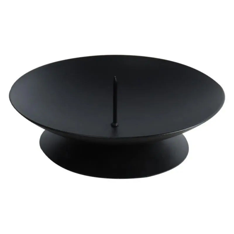 Black Iron Candle Base, Nordic Decorative Stand, Wedding Venue Prop, Home Art Accent view 5