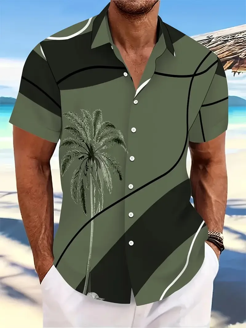 الصيف هاواي الموسيقى Notatio طباعة الرجال مضحك قصيرة الأكمام المرأة البلوزات قمصان الشاطئ التلبيب زر عادية قميص الرجال الملابس