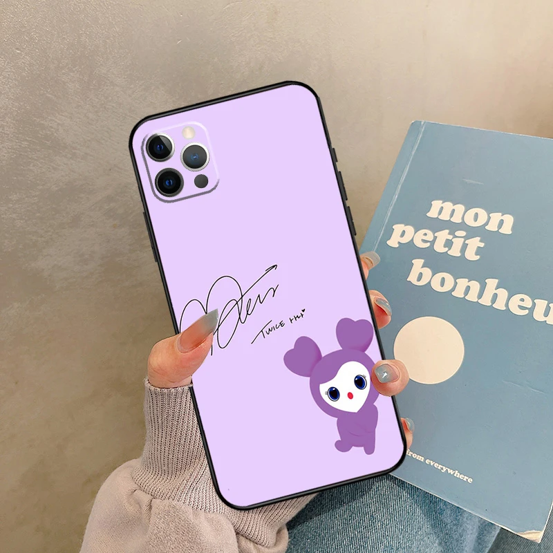 TWICE 14proiPhoneケース KPOP TWICE Phone Case For iPhone 11 12 13 14 15 16 Pro Max Back