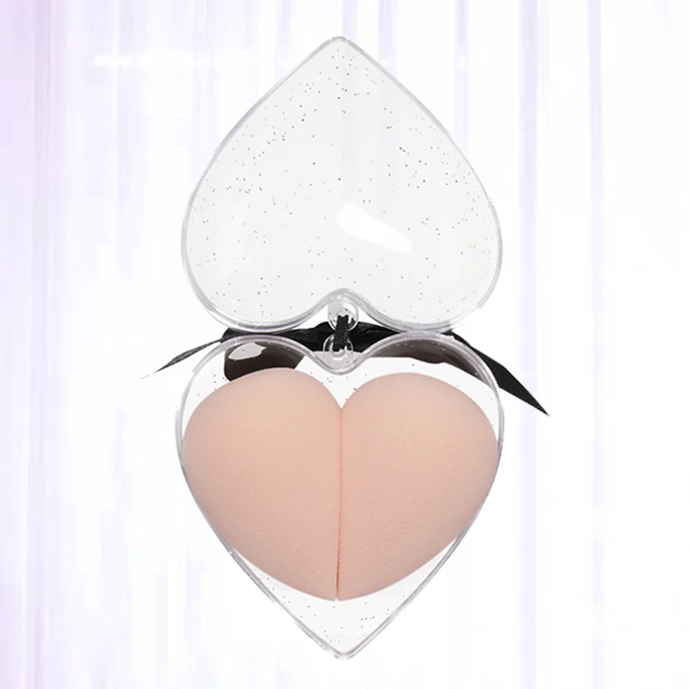 مجموعة إسفنجة بيض المكياج مكونة من قطعتين من إسفنجات التجميل لمزج الوجه وبودرة الأساس المدمجة والمستحضرات التجميل ذات الاستخدام السلس