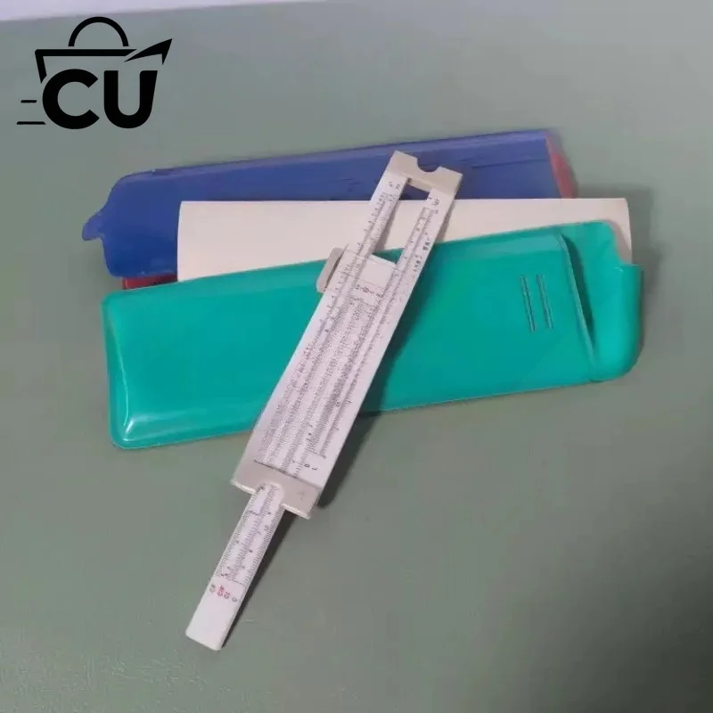 second-hand goods Nostalgic old objects, old logarithmic slide rules, old objects, folk ornaments, calculators 15.5 * 3cm