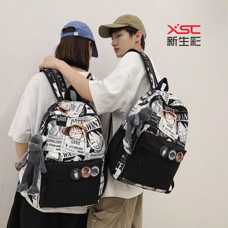 حقيبة ظهر للرجال من قطعة حقيبة ظهر عصرية رائعة مع حقيبة ظهر لطلاب المدارس الثانوية غير قابلة للضرب