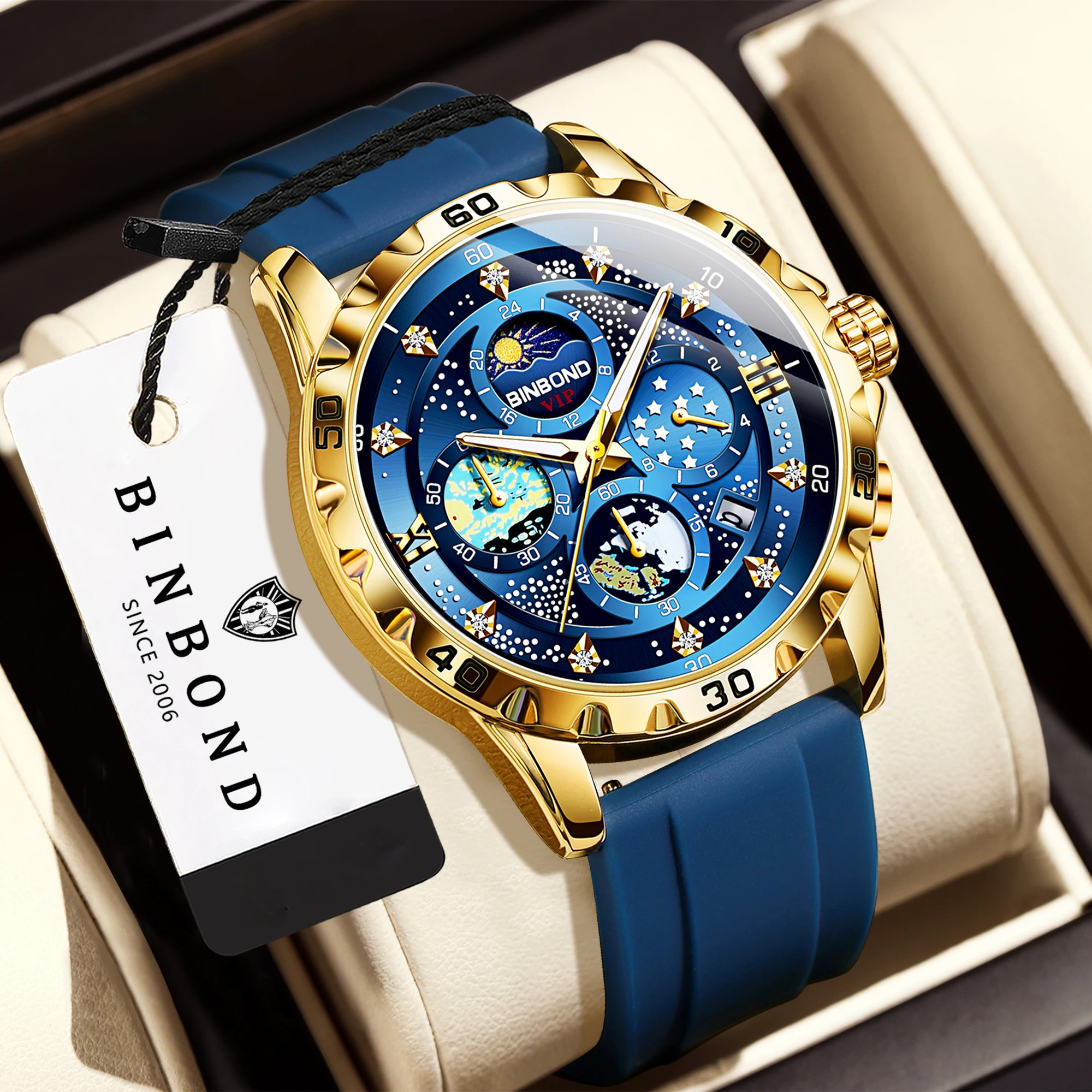 Relojes de cuarzo de lujo BINB - Luxury Watch Hublot reseña y precio