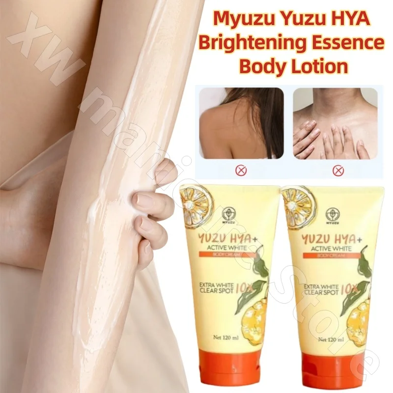 Myuzu Yuzu HYA Brightening Essence Body Milk Creamy Texture Moisturizing and Moisturizing Improves Dry Chicken Skin 120ml