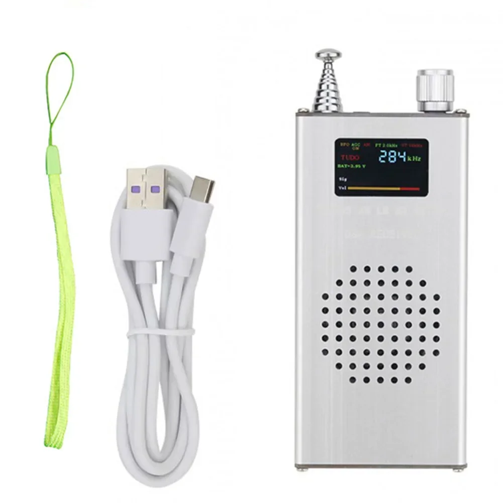 

Portable ATS100 Si4732 Radio Receiver FM RDS AM LW With LCD Display 150K-108MHz For No Electricity, No Network