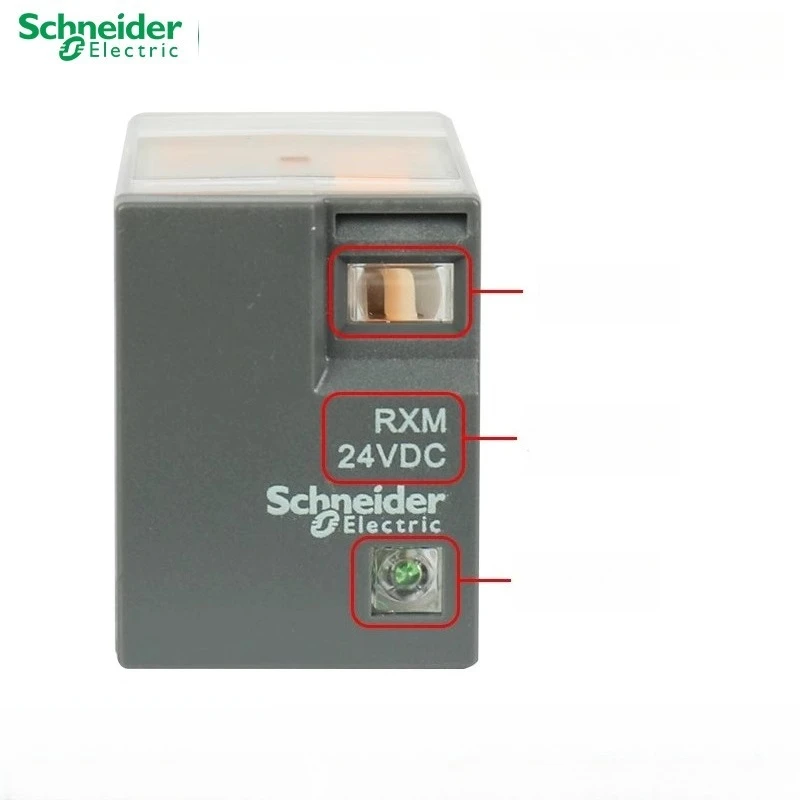 10PCS Schneider Relays RXM2LB2BD RXM2LB2P7 RXM2LB2B7 RXM2LB2F7 RXM2LB2JD RXZE1M2C RXZE2S108M 2NO 2NC 5A 8pin DC24V New Original