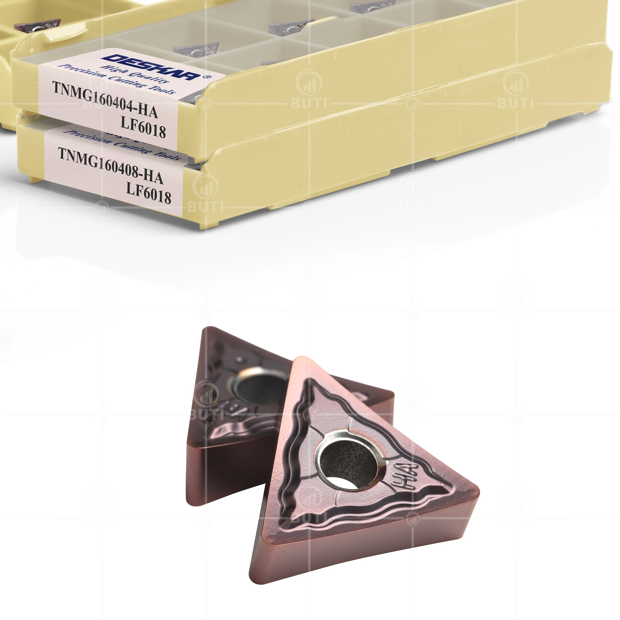 Imagem -03 - Deskar-cnc Lathe Turning Cutter Carbide Insert para 100 Original Tnmg160404 Tnmg160408 hs mq Jms ha ma ms Lf6018 Aço Inoxidável