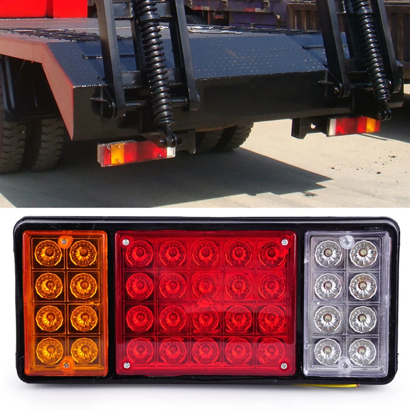 1 pz 12V 36LED fanale posteriore fanale posteriore freno Stop indicatore lampada rimorchio camion Van Caravan