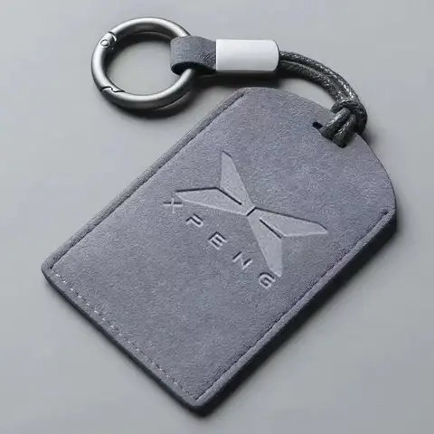 Чехол для ключ-карты XPeng G6 G9 X9 P7, держатель для смарт-карты NFC, защитный чехол из замши