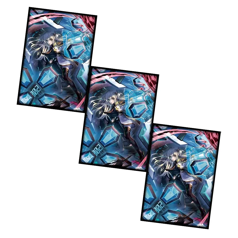 50PCS YGO Kaarthoezen Japanse Maten OCG Trading Cards Holografische Glans Protector Case Cover 63×90MM
