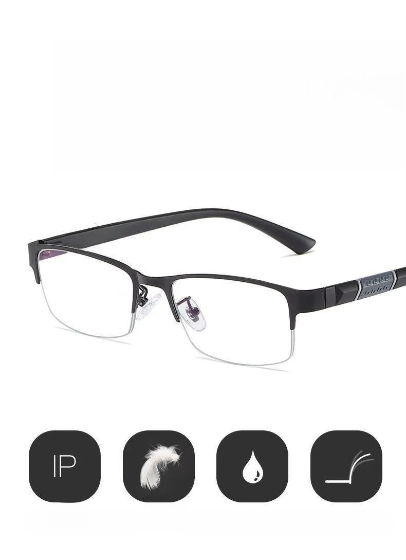 Männer Lesebrille Retro Business Hyperopie Brille Anti Blaulicht Lesebrille 0 1,0 bis 4,0 Brille – Detail 2