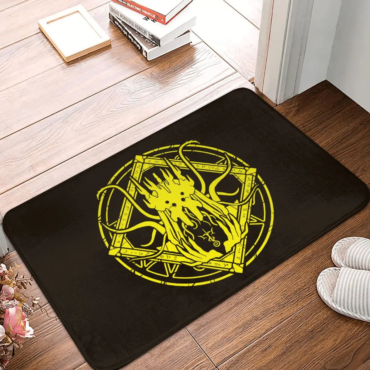 Great Cthulhu Great Old Ones Bathroom Non-Slip Carpet The King In Yellow Hastur Circle Design Living Room Mat Doormat Rug