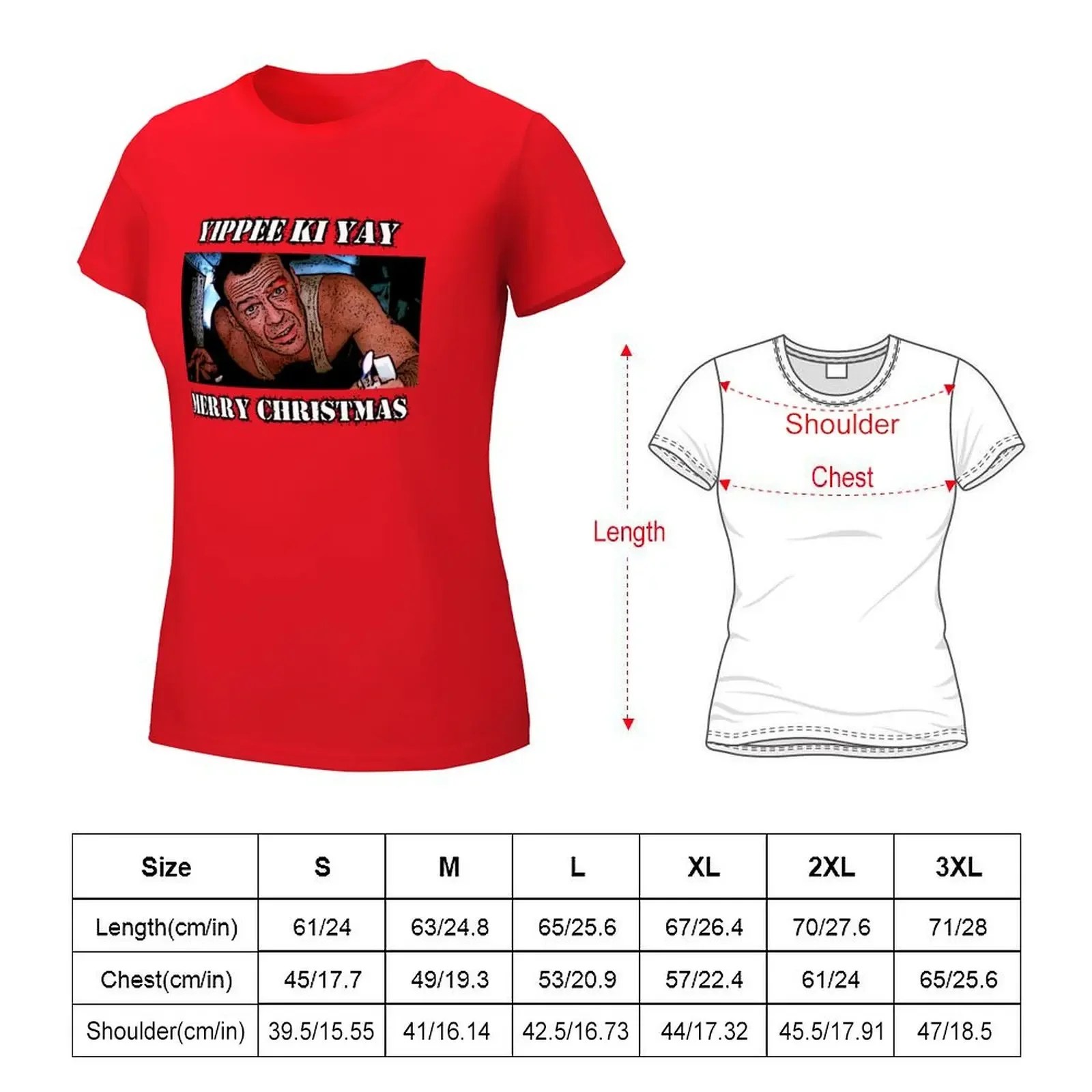 Die Hard - Xmas T-shirt Aesthetic clothing plus size tops Women t-shirts