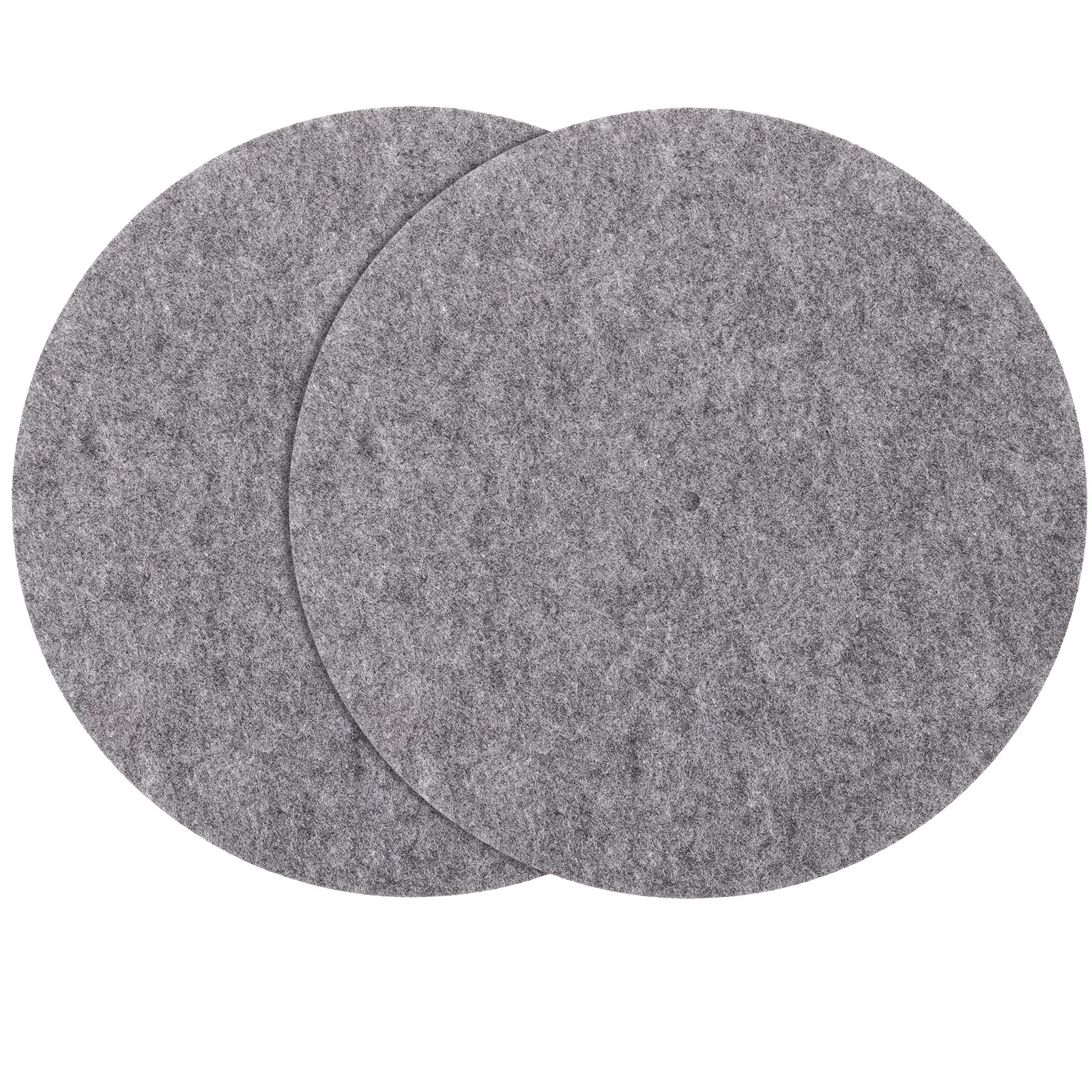 

2Pcs Vinyl Record Protective Mat Turntable Felt Record Player Mat Anti-Slip Felt Slipmat Accessory Vibration Control Noise
