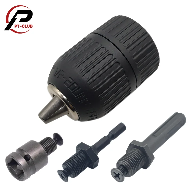 2-13mm Precise Keyless Drill Chuck Converter 1/2\