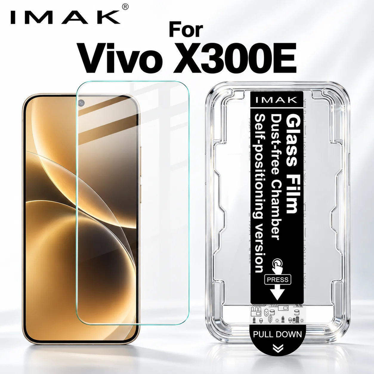 Glass For Vivo X300E 5G Support Fingerprint Protector Film Anti Oil HD Clear FM0005