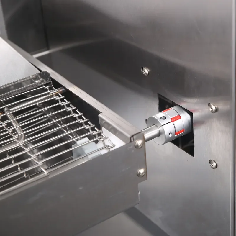 New Commercial Conveyor Pizza Oven Precision Belt Drive Stainless Steel Electric Digital Control High Productivity 6000W