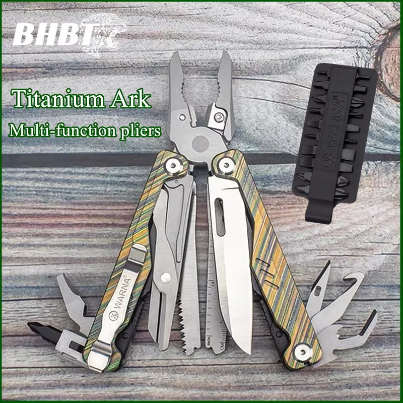 

BHBT Ark Многофункциональные плоскогубцы для инструментов Комбинированные плоскогубцы из титанового сплава Полевое аварийное оборудование