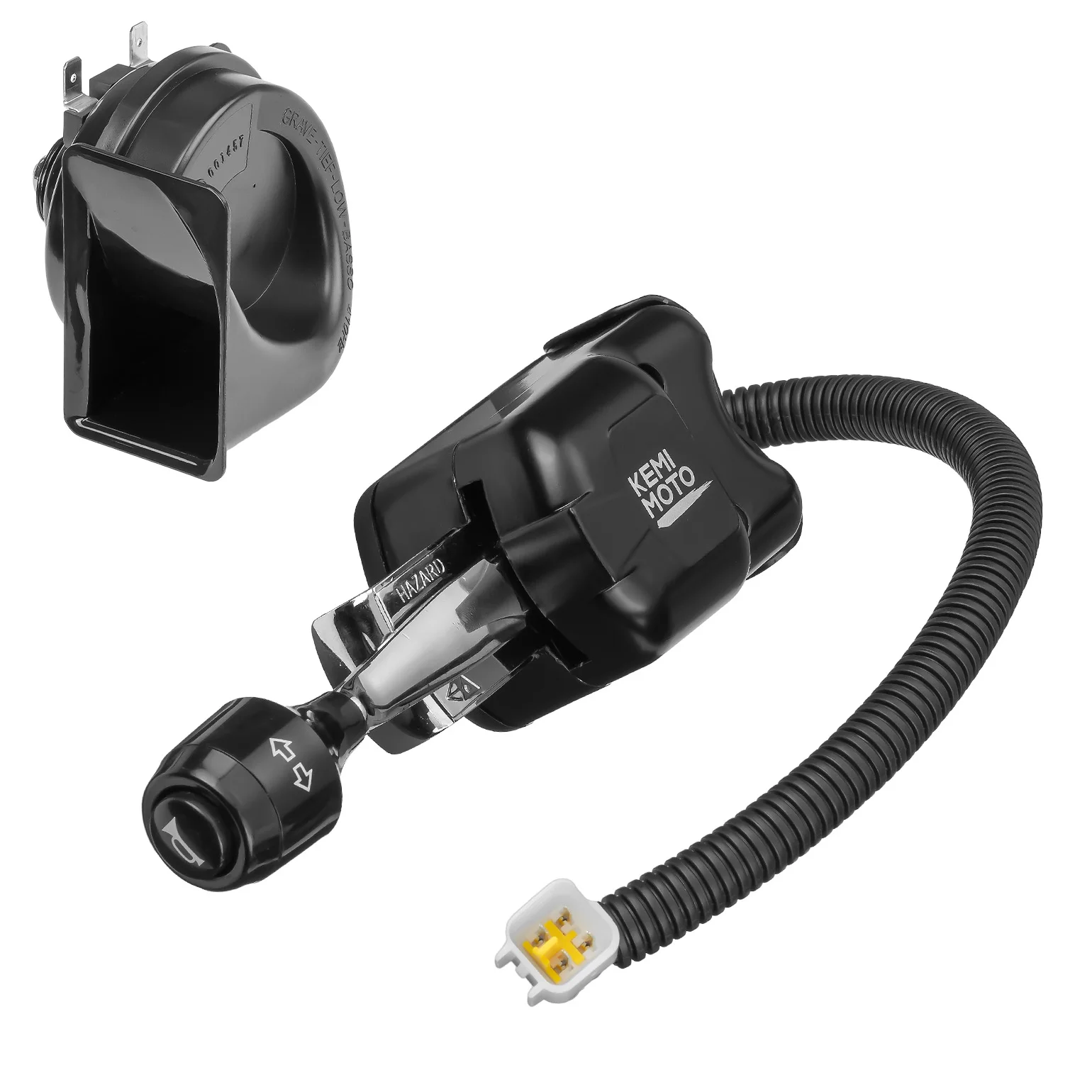 Universal UTV Turn Signal Column Switch with 110D Horn Compatible with Polaris, Can-Am, Golf Cart, Teryx, CFMOTO Plug and Play