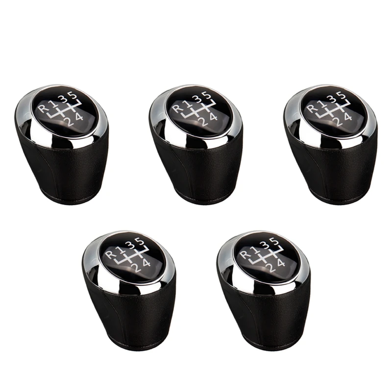 5X 5 Speed Car MT Gear Shift Knob 24108036 For Chevrolet Aveo Sonic T300 2012-2017 24108036