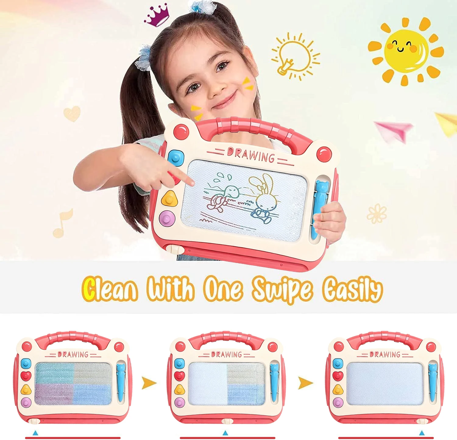 Magnetische tekentafel voor kinderen Tafel Peuter Doodle Board Speelgoed