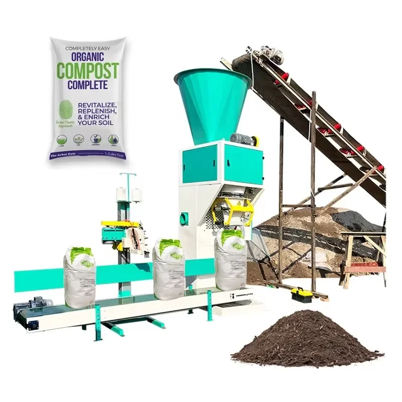 2026 CE 25kg 50kg Mulch Compost Irregular Shaped Pieces Bag Sealing Barite Gypsum Flakes Bagging Packing Machine