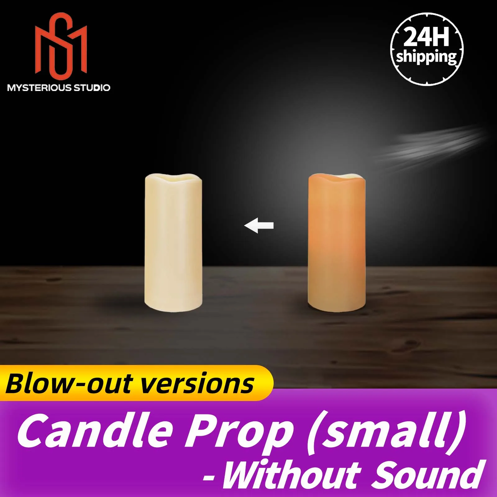 

Mystery Studio Small Candles Blow Out the Version in Order, Blow Out in Order to Open the Magnetic Lock 1987