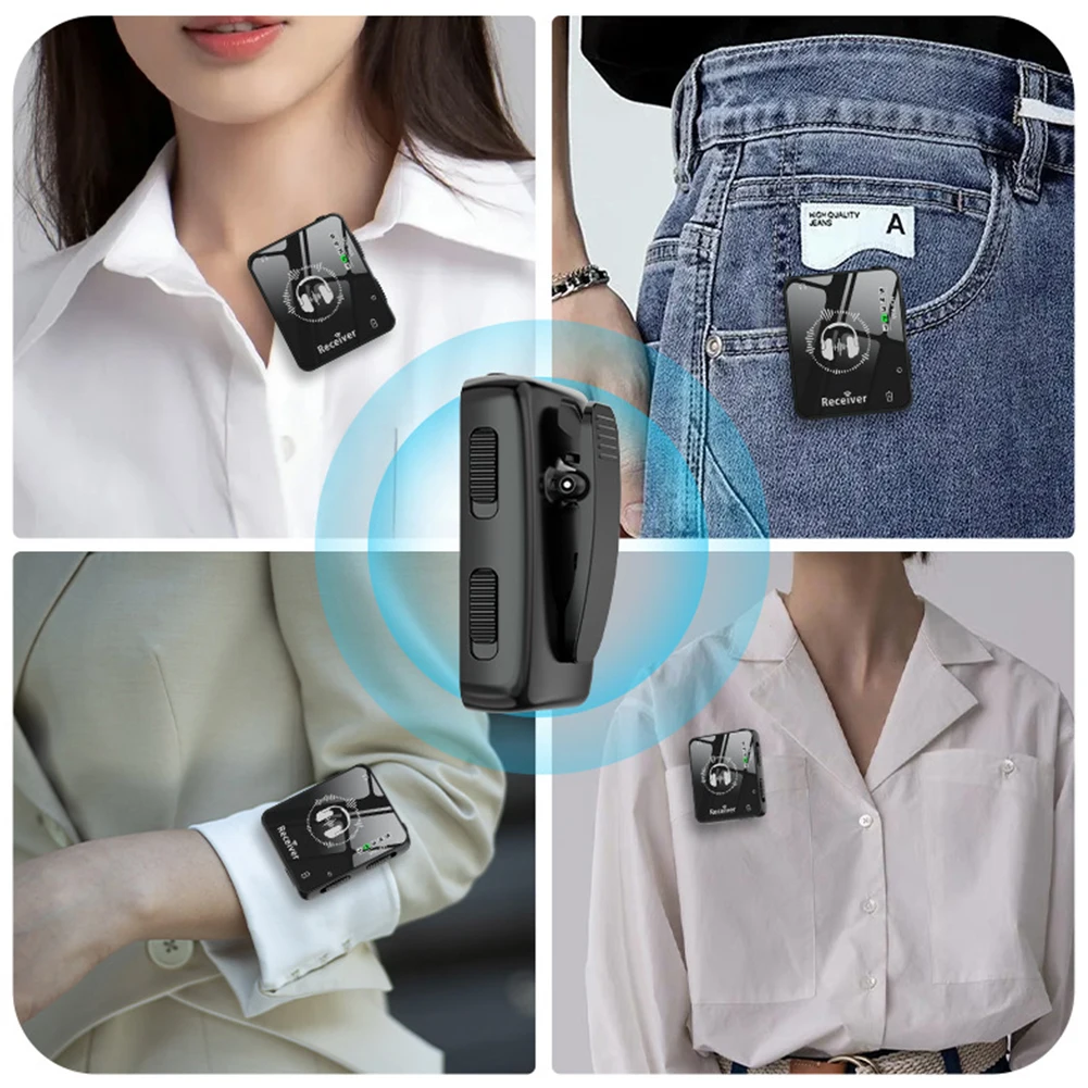 Wireless In-Ear Monitor System Rechargeable Transmitter Receiver for Studio Band Rehearsal Live Performance