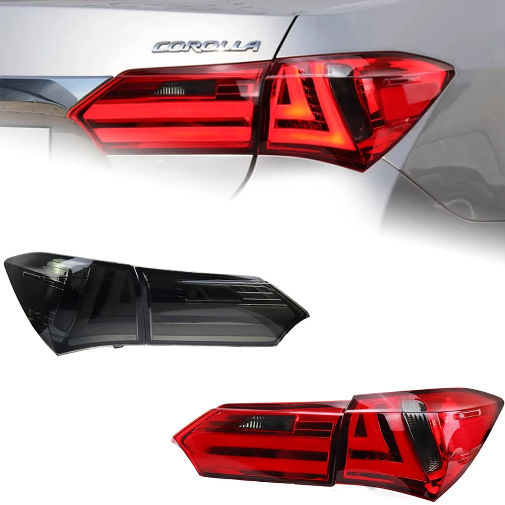 

AKD Car Styling for Toyota Corolla Tail Lights 2014-2017 New Altis LED Tail Lamp LED DRL Signal Brake Reverse auto Accessories