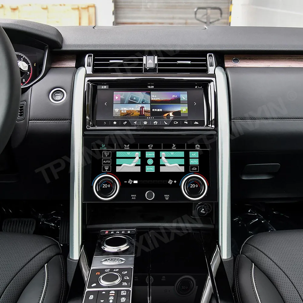 For Land Rover Discovery 5 2017~2020 AC Panel Air Conditioning Climate Board Voice Control Touch Climate Control Screen