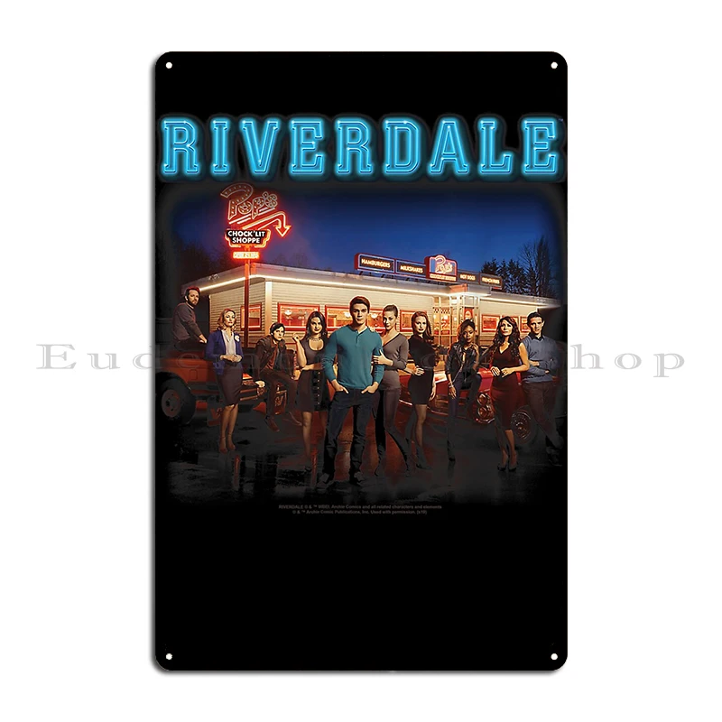 riverdale Metal Plaque Retro Garage Designing Customize Printing Tin Sign Poster