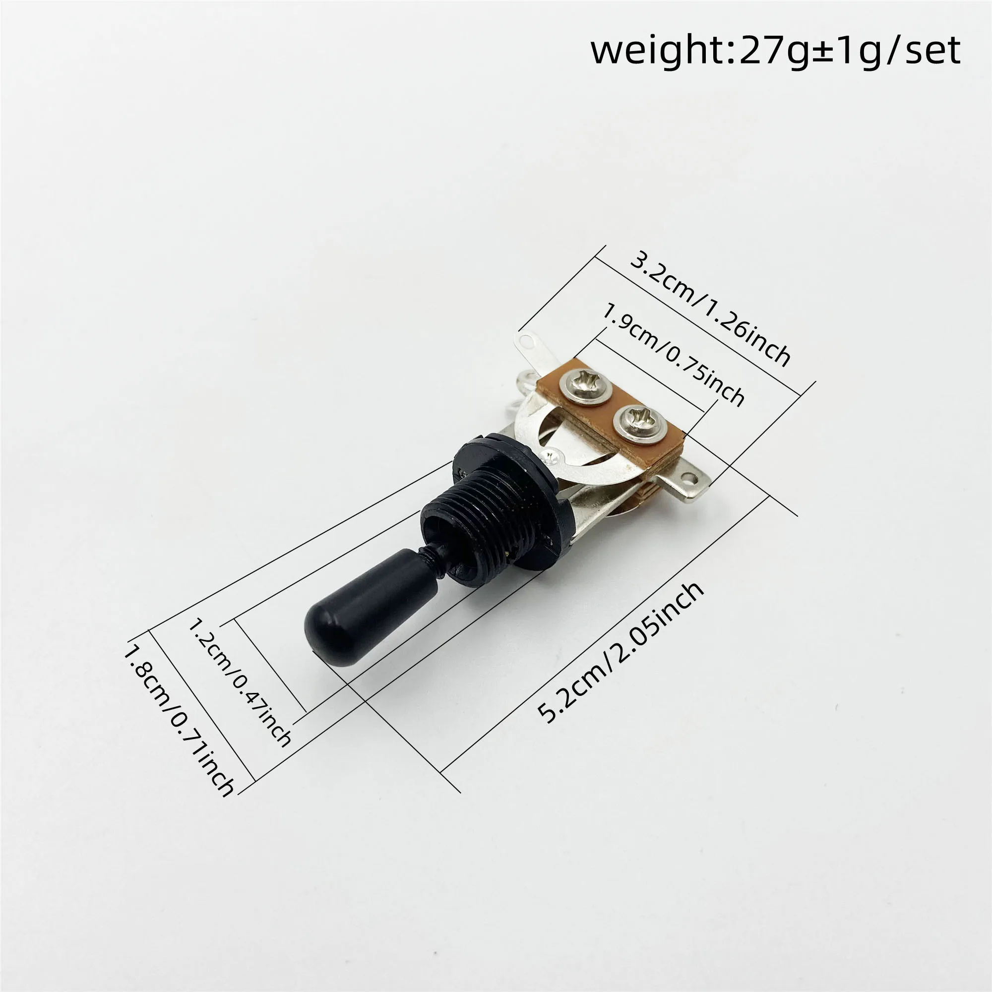 LP 3-position Open Guitar Switch Metal Cap Three-Position Oscillating LP Electric Guitar Switch Guitar Accessories