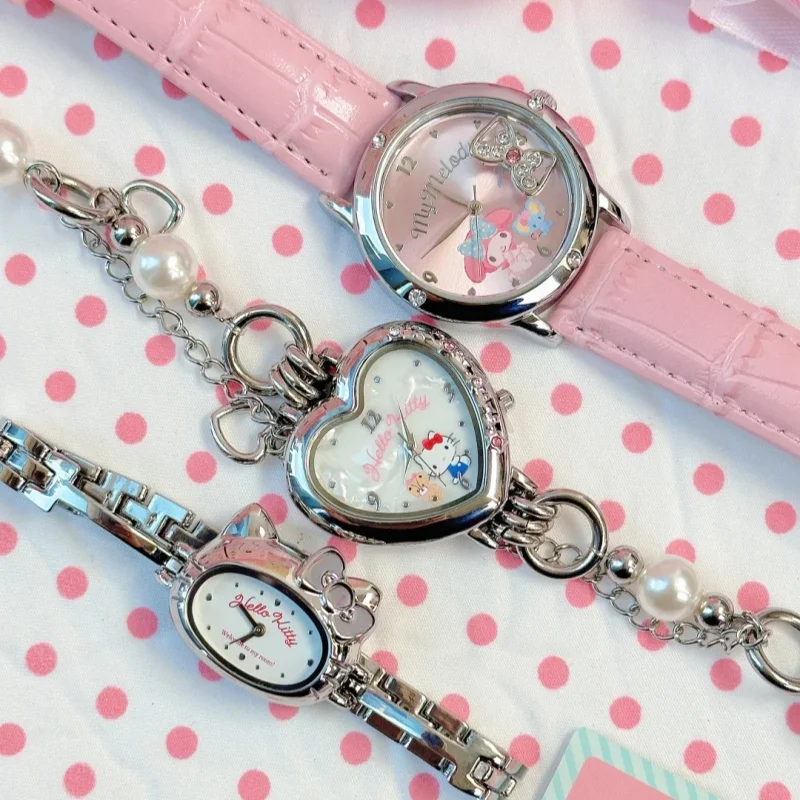 New Sanrio Characters My Room Series Watch Blind Box Cute Cartoon Wristwatch For Women Valentine'S Day Girls Gift Collectible view 2