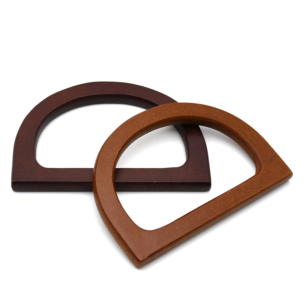 12mm Bag Handle Wooden D ring Handbag Purse Frame Replacement DIY Bag Making Parts Accessories image 4