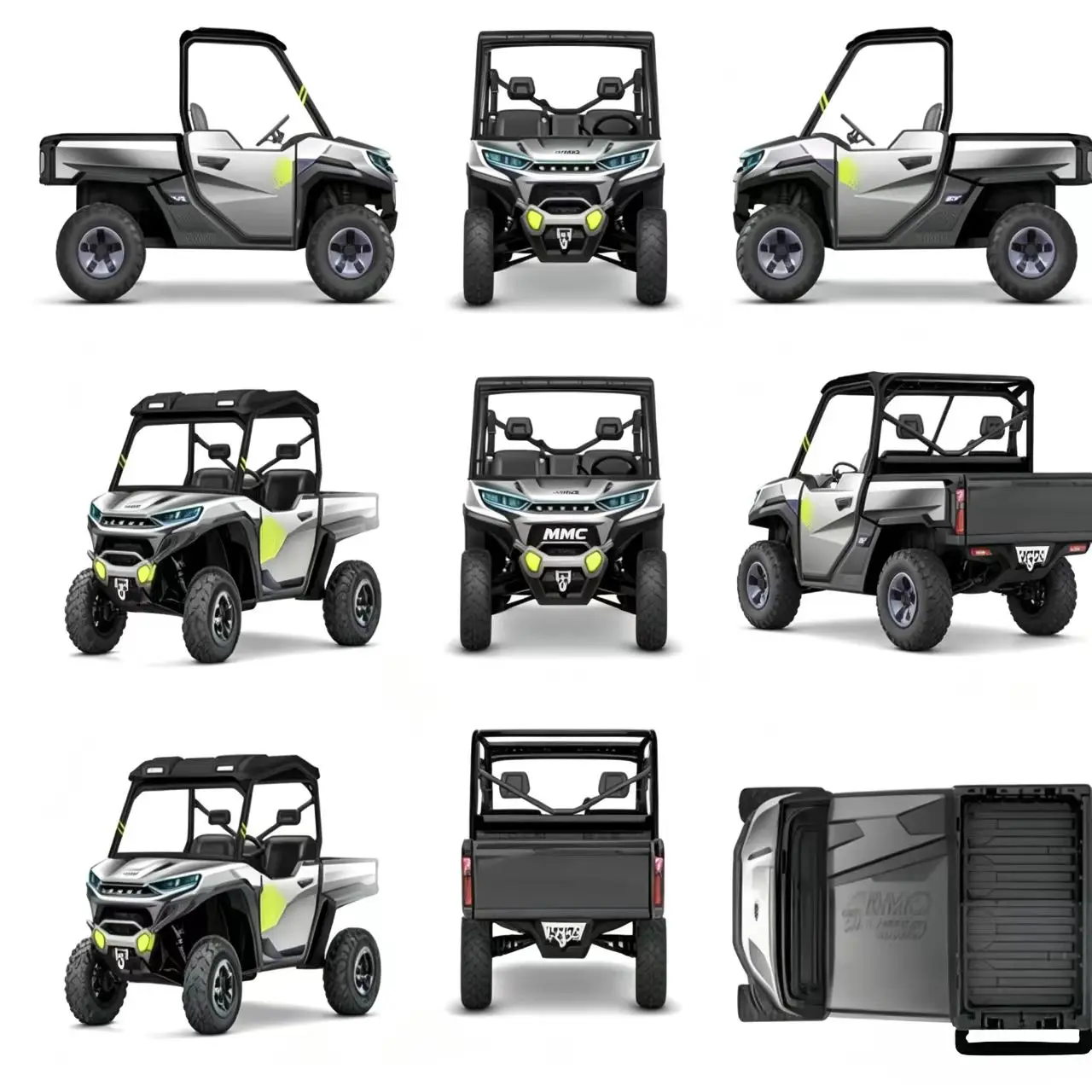 MMC 2026 New 350cc 500cc 1000cc Side by Side  Utility Vehicle 2 4 Seater off Road 4WD Farm 4X4 UTV for Adults