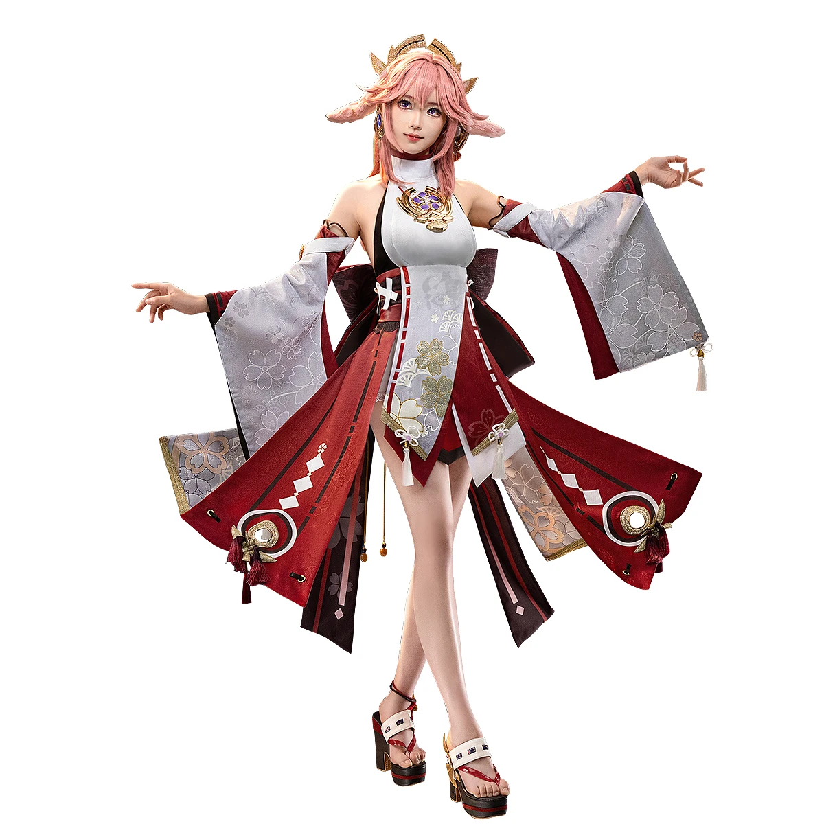 

Genshin Impact Yae Miko Cosplay costume Halloween Christmas Role Playing Party Comic Exhibition Game Anim S-XL New in stock