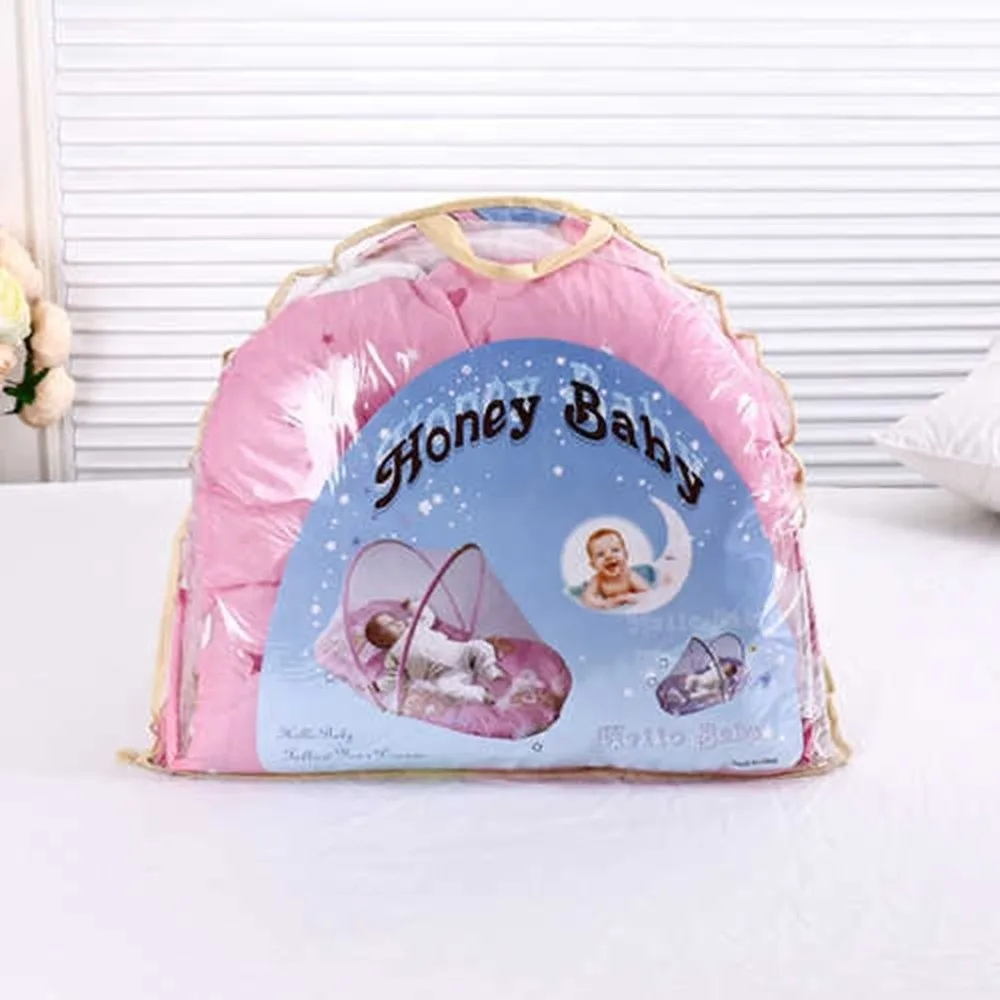 Reliable Breathable Crib Net Polyester Mesh Infant Mosquito Nets Durable Full Protection Crib Tent Stop Baby Climbing Out