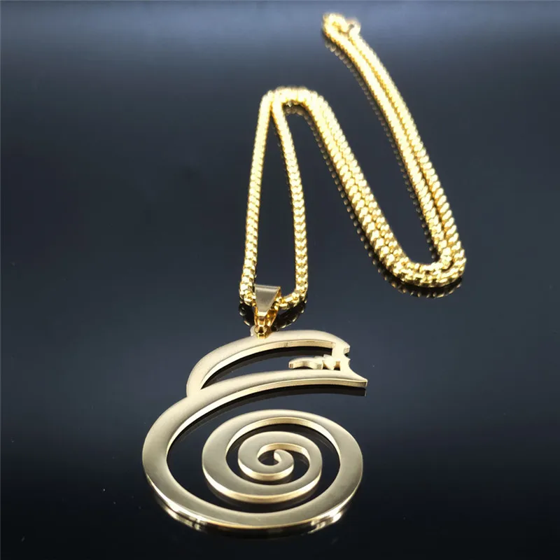 Dai Ko Myo Stainless Steel Pendant Necklace Women/Men Gold Color Master Reiki Symbol Necklaces Jewelry gargantilla N4127S02