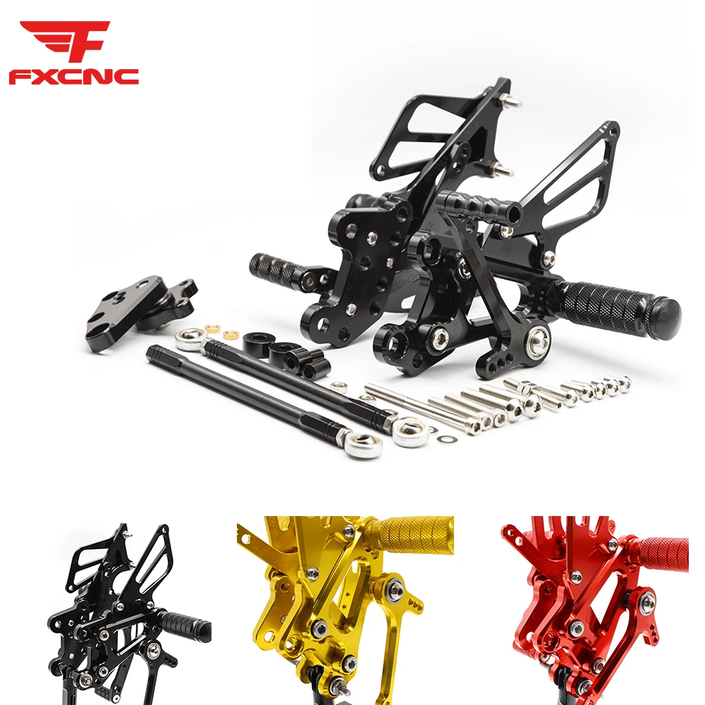 

For Honda CBR600RR 2009-2023 Motorcycle Rearset Footrest Footpeg Pedal CNC Aluminum Foot Peg Rearset