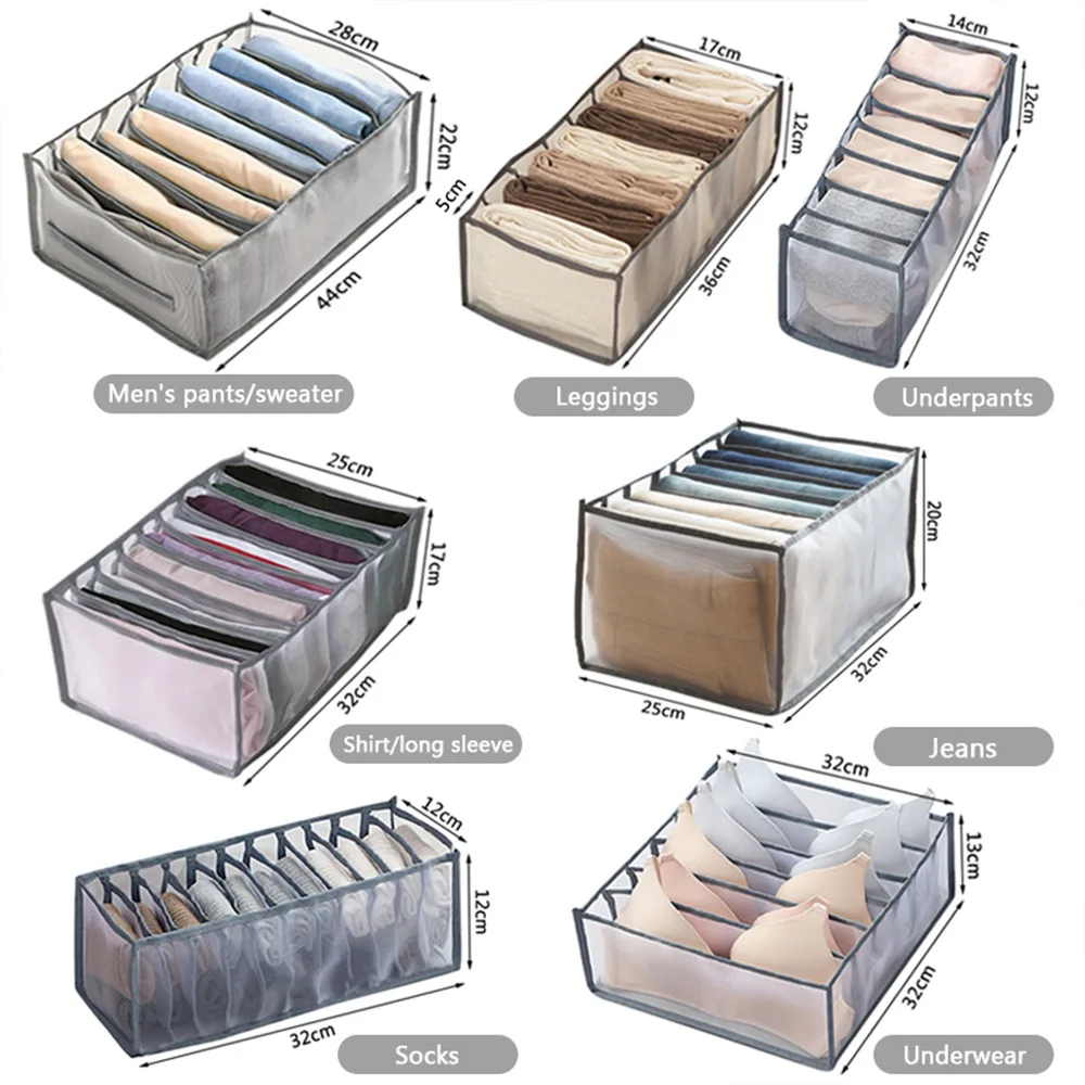 Drawers jeans socks organizer pants storage underwear storage locker wardrobe wardrobe clothing classification box