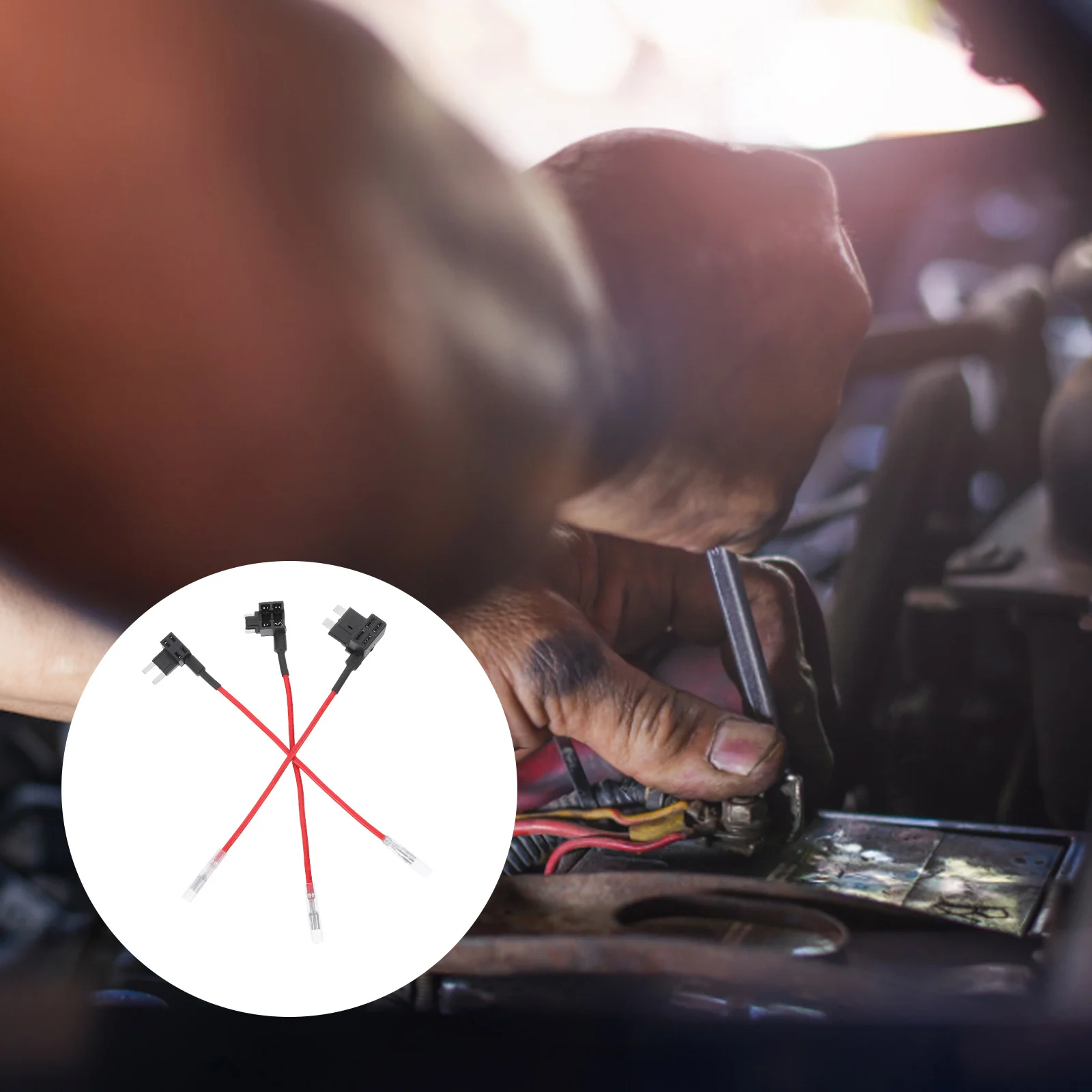 

6pcs In Line Fuse Holder 16Awg 10A Car Power Protector For Vehicle Electrical System Protection Fuse Tap Automotive