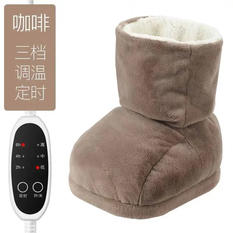 Adjustable Electric Heating Insoles Safe Warm Your Feet Winter Usb Foot Warmer Best-selling Plush Warm Slippers Washable Durable