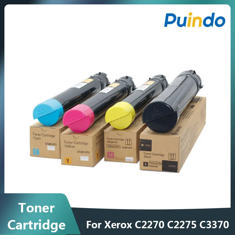 Original Toner Cartridge CT201370 CT201371 CT201372 CT201373 For Xerox DocuCentre IV C2270 C2275 C3370 C4470 C5570 CMYK