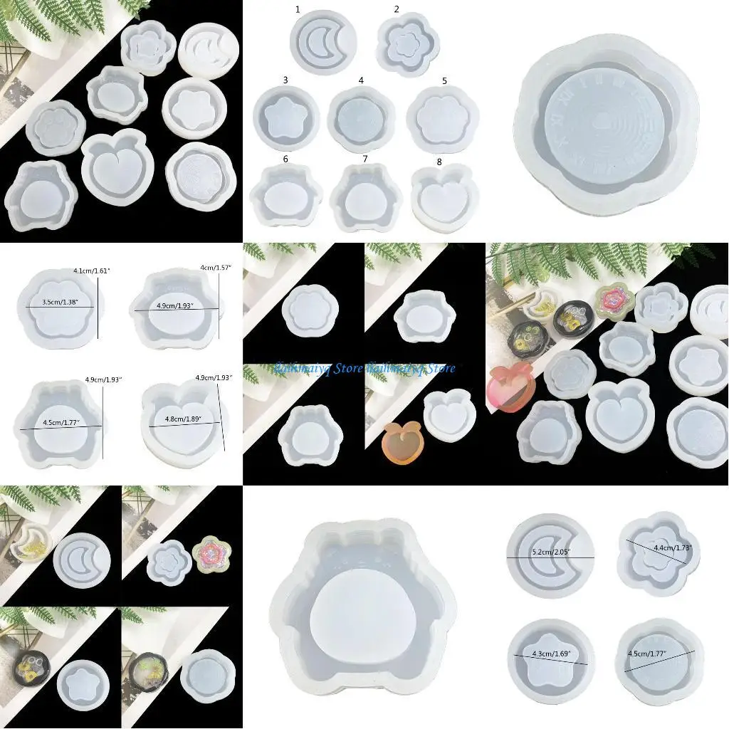 

573B Lovely Cats Paws Silicone Keychain Mold for Jewelry Pendant Making Tool