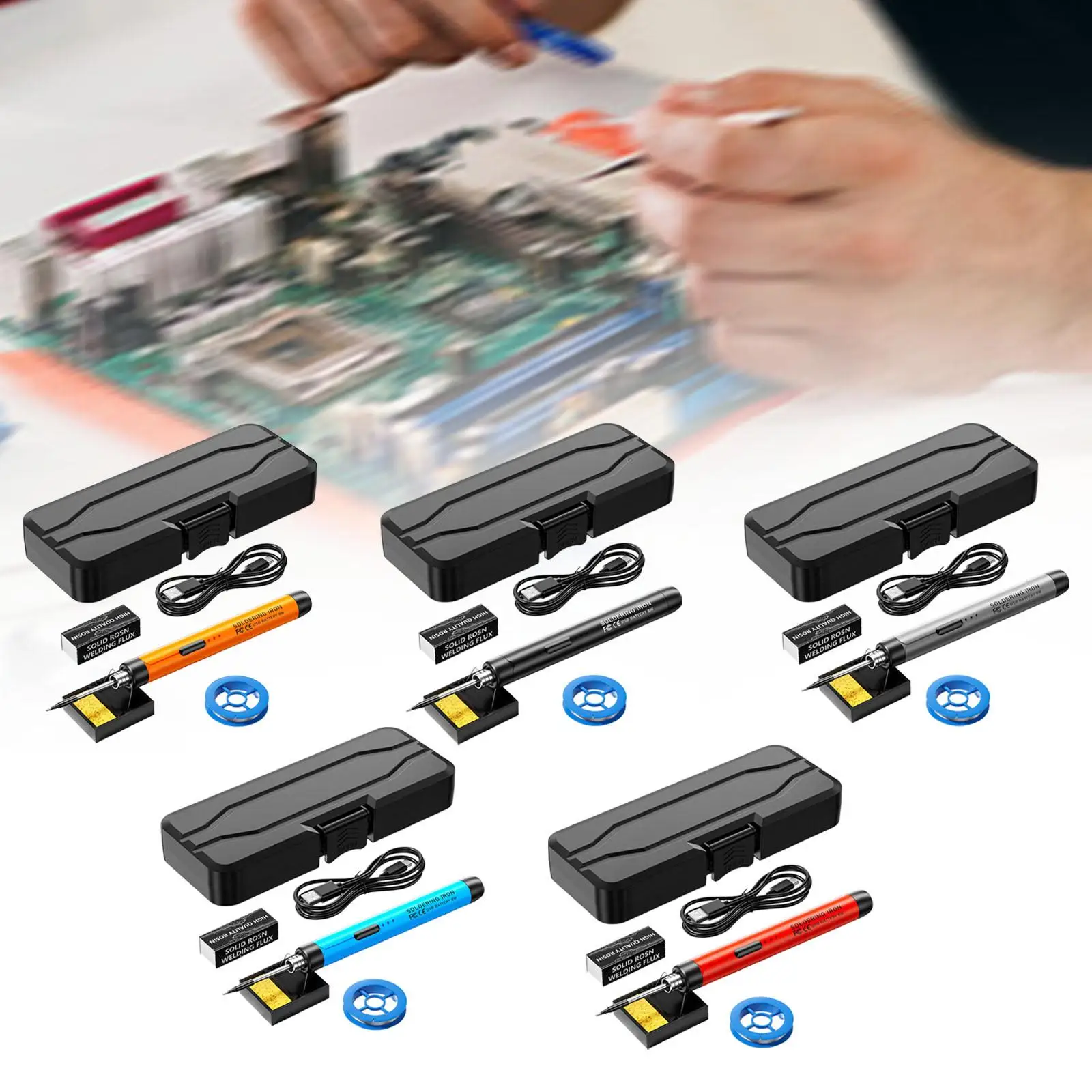 Electric Soldering Iron Storage Case USB Soldering Iron Welding Tools for