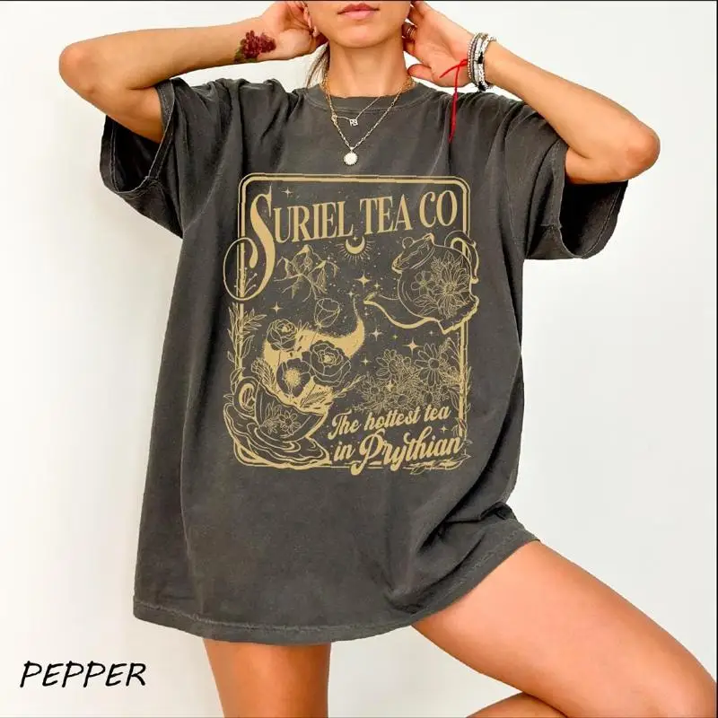 

Футболка Suriel Tea Co The Hottest Prythian Sweater High Lord Hot Court Of Thorns And Roses Velaris SweaT
