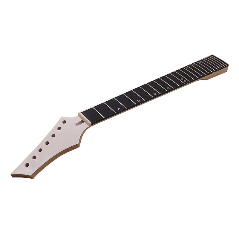 Left hand 7 string guitar neck Canada maple electric guitar neck 24F frets high gloss with middle line neck for electric guitar