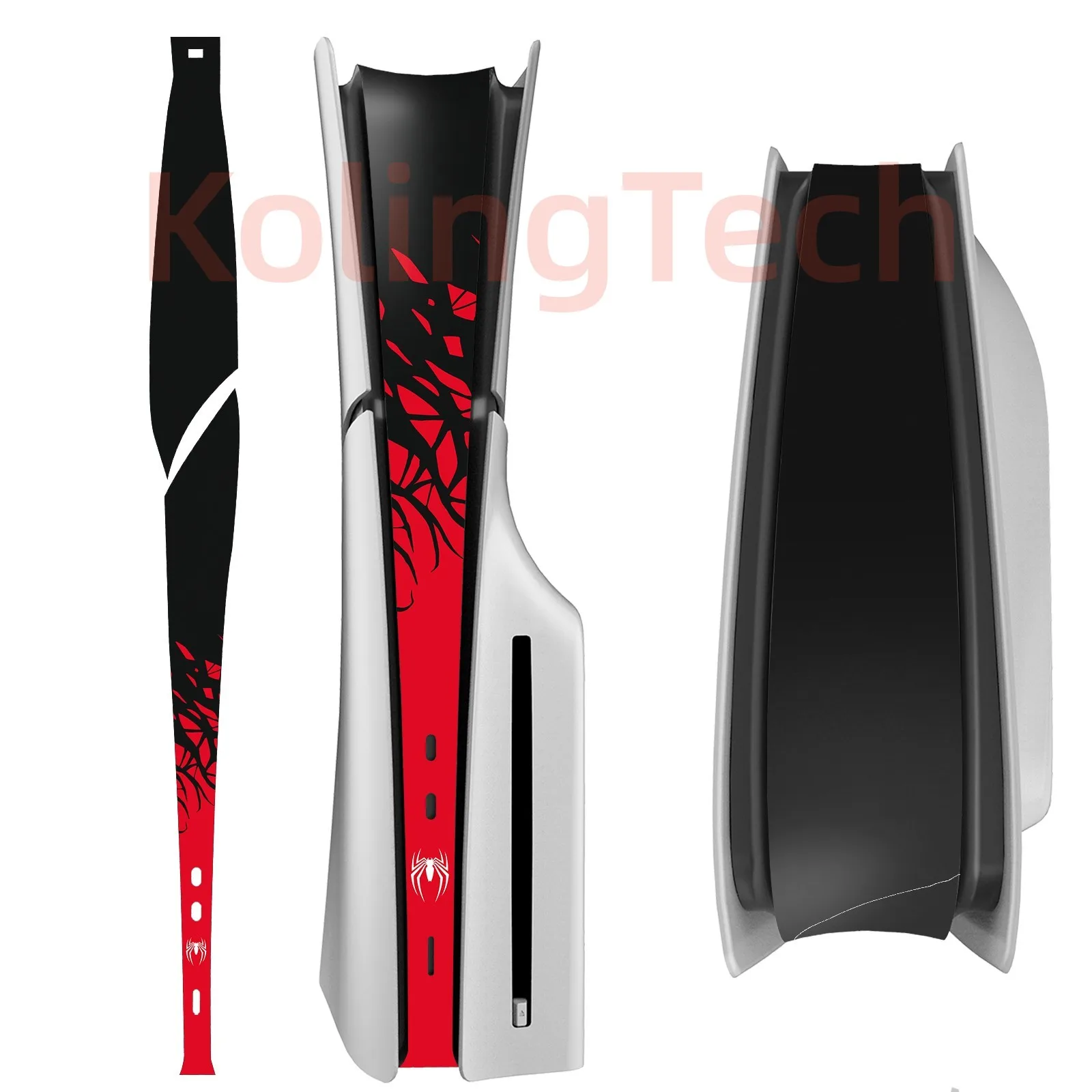 P5 Slim Konsole Mittelhaut Mittelteil Schutzstreifen Film Mittelaufkleber Langlebig Kratzfest für PS5 Slim Zubehör